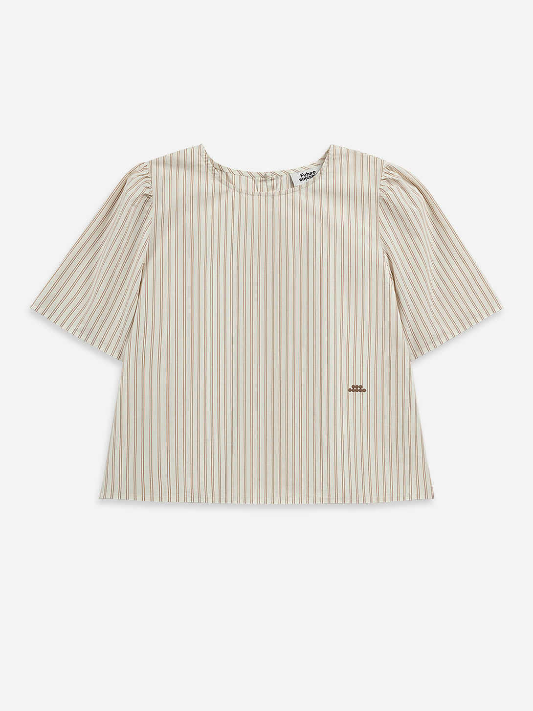 Elegant Puff Sleeve Blouse for Women - Trendy Ruffled Top with Flowy Silhouette - Perfect for Office Wear, Date Nights & Special Occasions