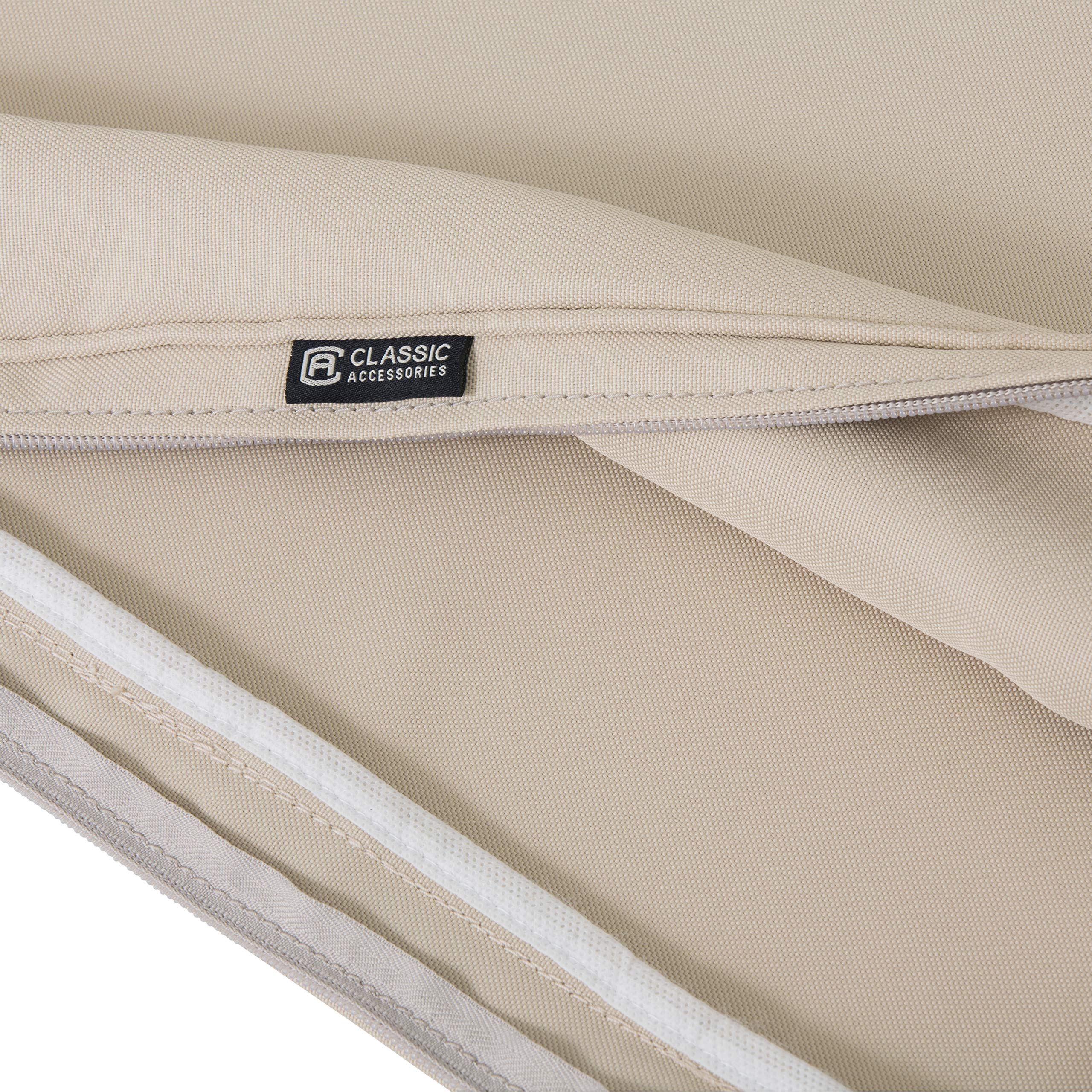 Water-Resistant Patio Lounge Cushion 19x20x4 - Antique Beige for Outdoor Loveseats