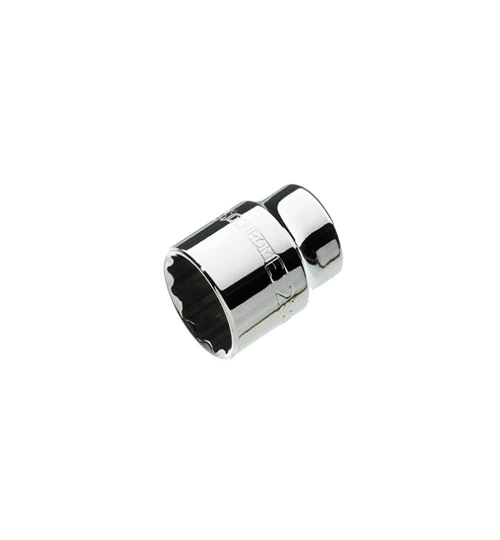 1/2 Inch Drive 12-Point Impact Socket Set - 1-1/4 Inch Diameter - Heavy Duty Chrome Molybdenum Steel - Professional Automotive & Industrial Tool for Trucks, Cars, and Machinery Repair