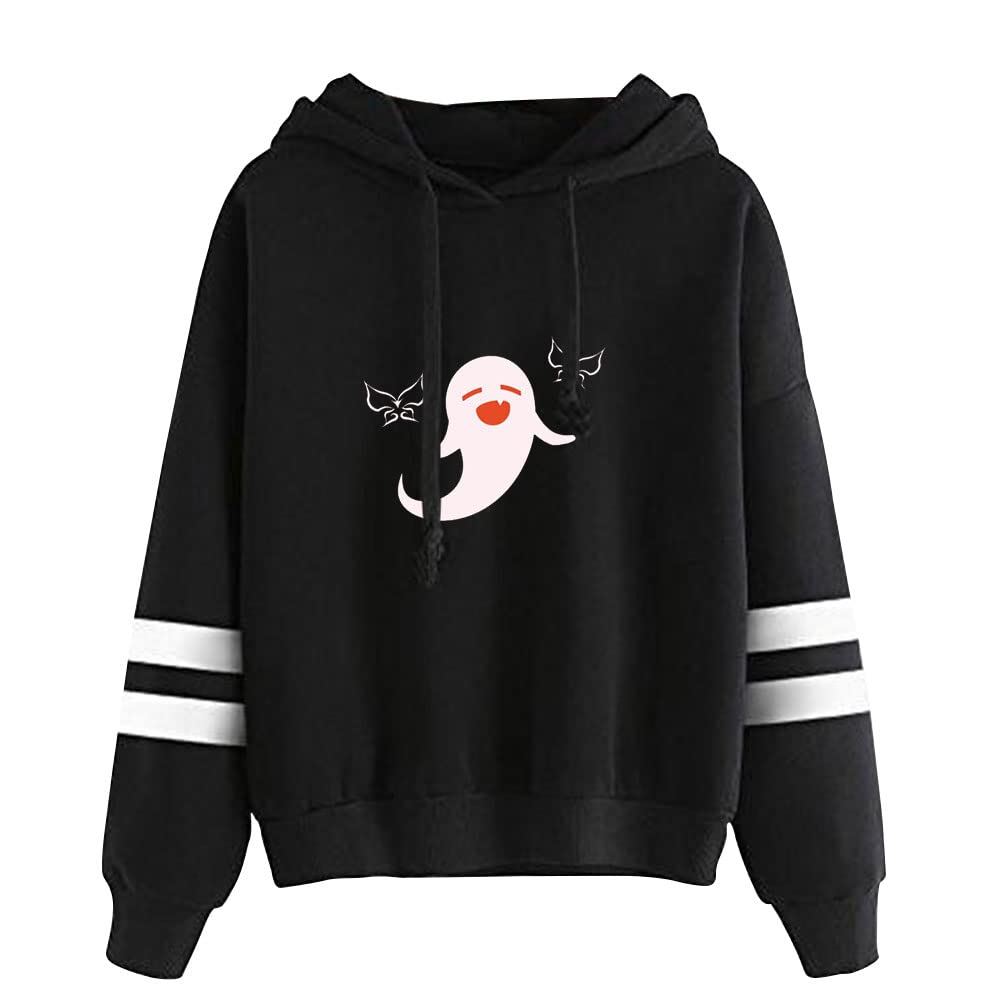 Genshin Impact Hu Tao Pullover Hoodie - Anime Cosplay Sweatshirt, Hip Hop Tracksuit Top | Perfect for Gaming Conventions, Cosplay Events & Casual Streetwear