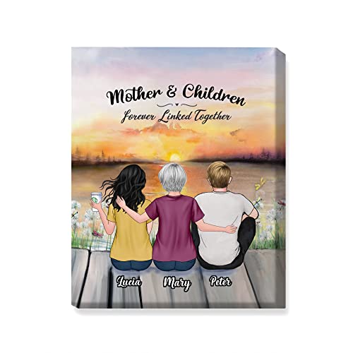 Mother, Daughter & Son - Mothe