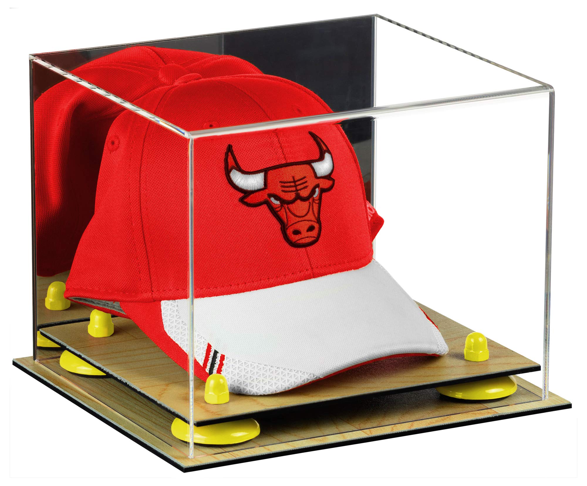 Acrylic Basketball Hat Display Case - Clear Protective Cover for Sports Caps & Hats - Perfect for Collectors, Memorabilia, and Home Decor