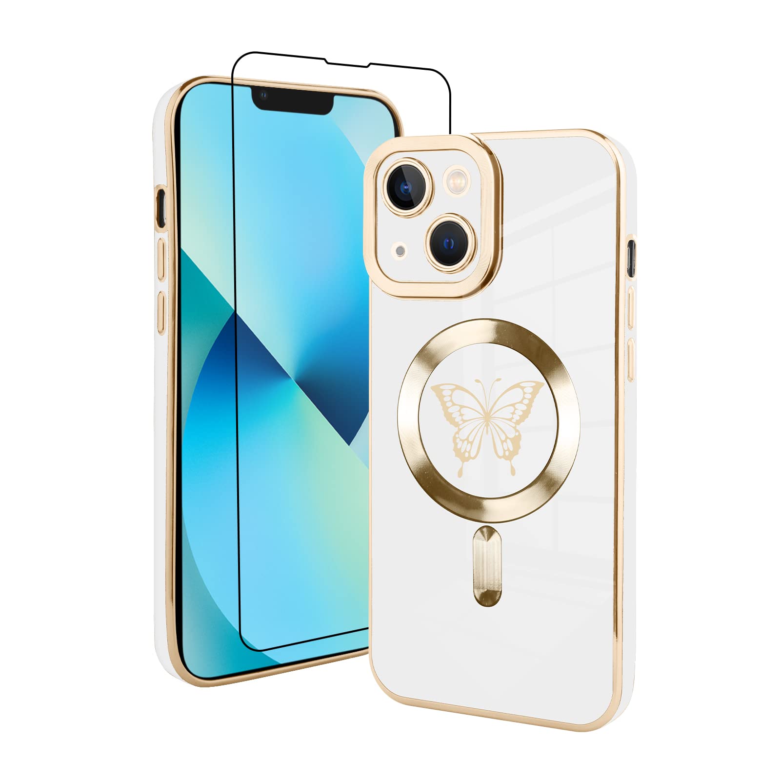 Fiyart Magnetic Case for iPhone 13 (6.1