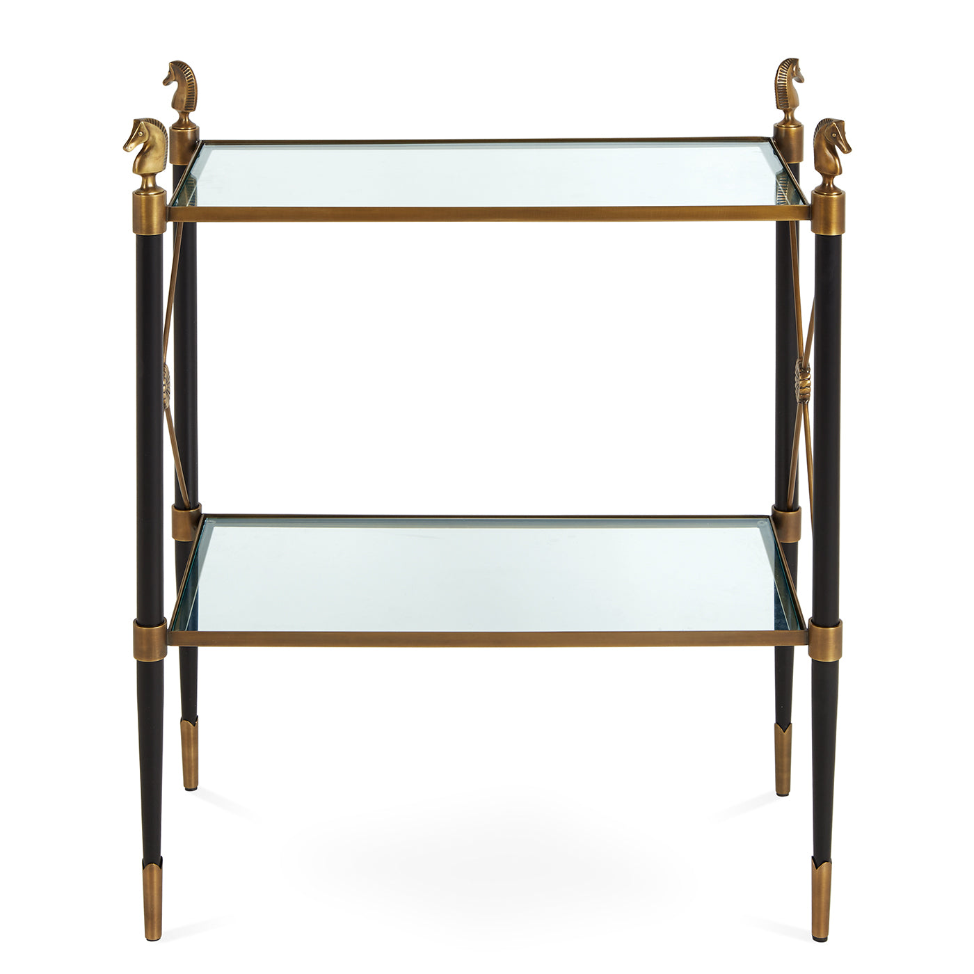 Modern 2-Tier Side Table with Storage Shelf - End Table for Living Room, Bedroom, or Office - Perfect for Small Spaces & Home Decor