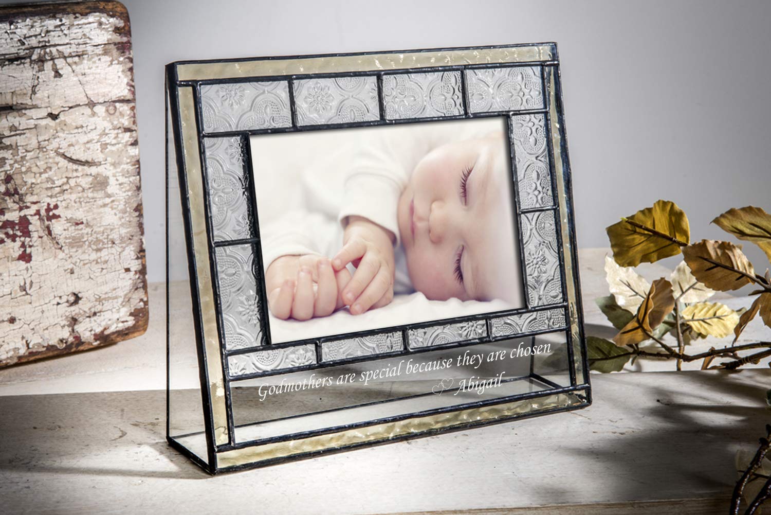Personalized Godparent Gift Frame - Baptism Keepsake for Christening & Special Occasions