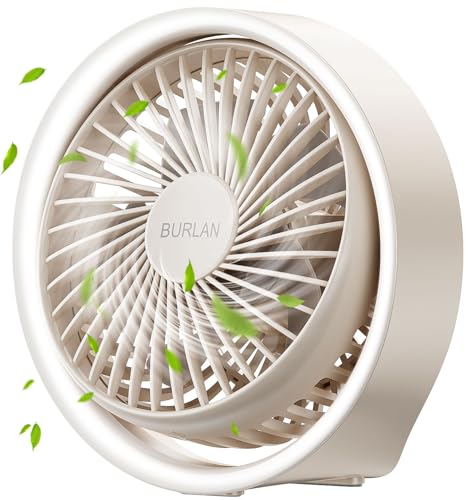 White - 2000mAh Battery Fan