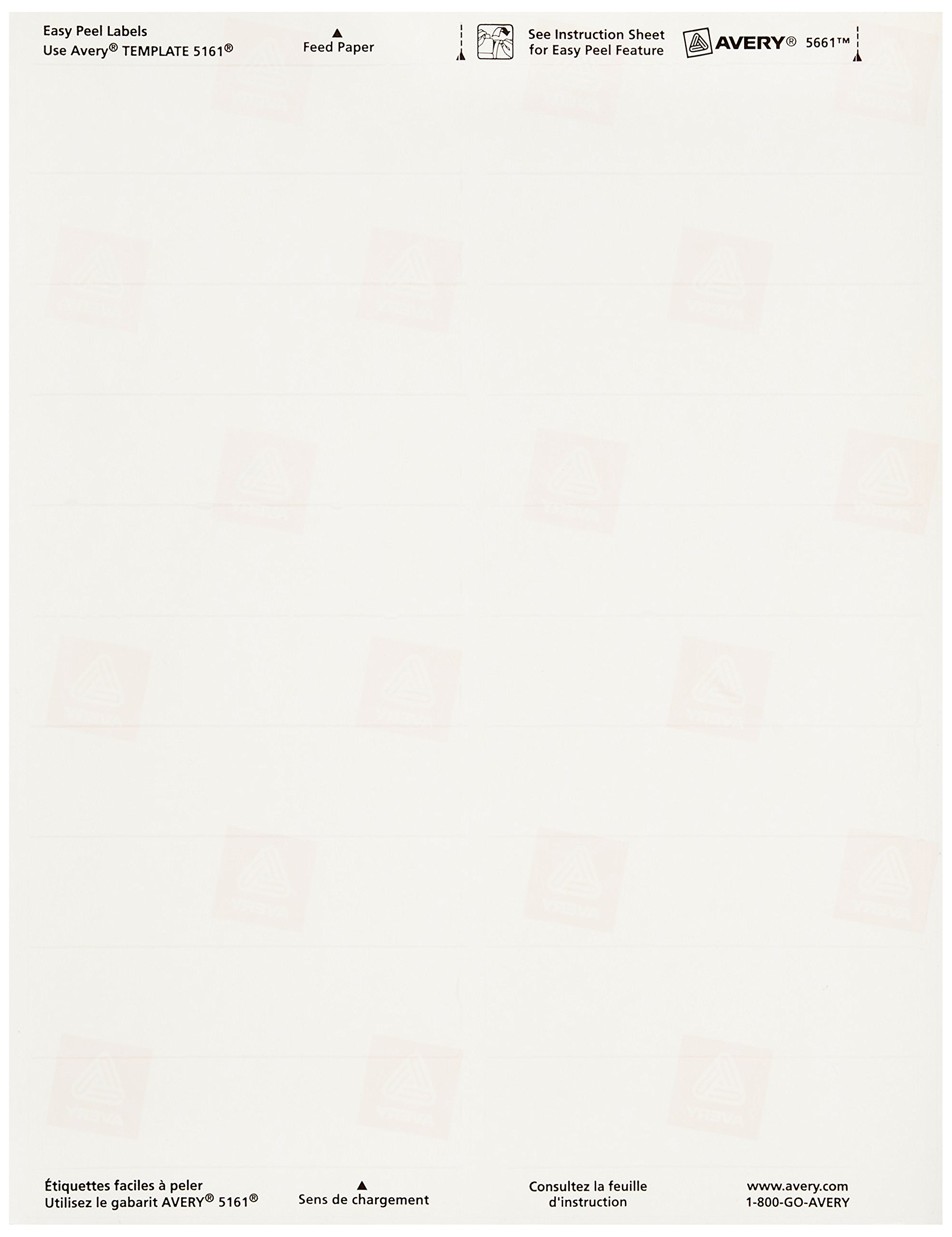 Avery Easy Peel Laser Mailing Labels - 1