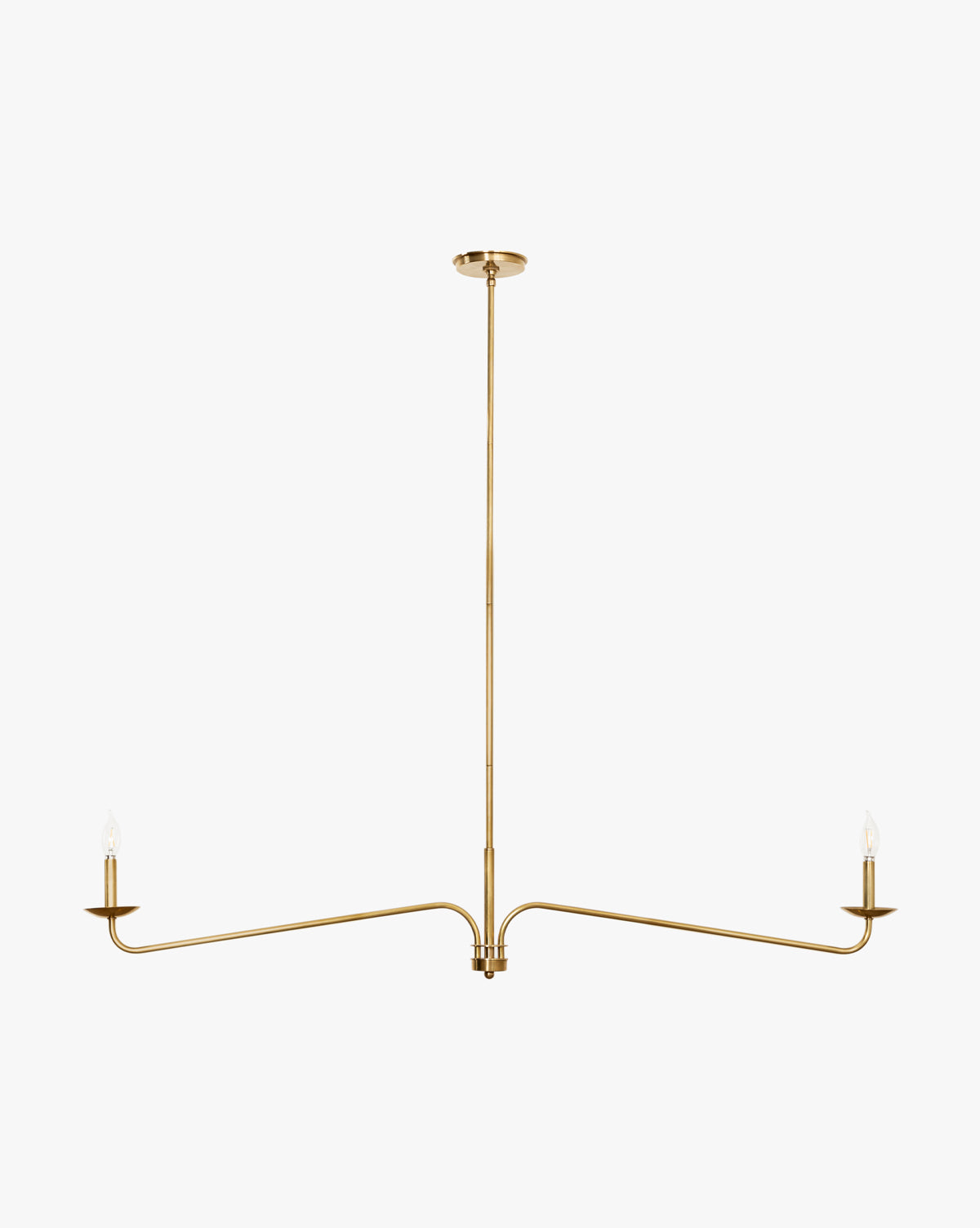 Philomena Linear Chandelier - Modern LED Pendant Light Fixture for Dining Room, Kitchen Island & Living Room | Dimmable Contemporary Lighting