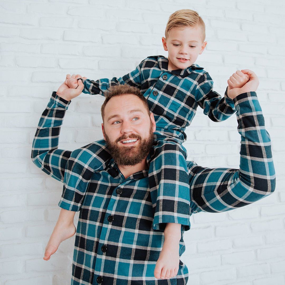 Plaid Button Down Shirt for Men - Stylish Casual & Office Wear - Comfortable Flannel Shirt for Fall & Winter - Perfect for Outdoor Activities and Layering