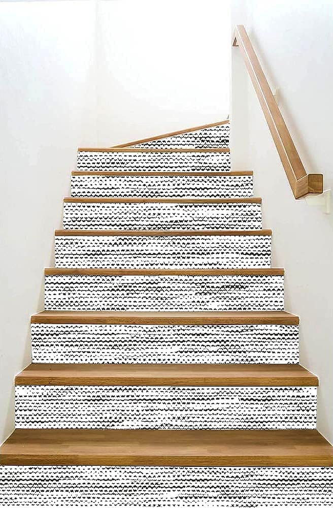 Modern Dark Gray Boho Waves Dots Peel and Stick Wallpaper - Self-Adhesive Drawer & Cabinet Contact Paper for Dressers, Furniture, Shelves - Easy DIY Home Decor Upgrade for Bedroom, Kitchen, Bathroom