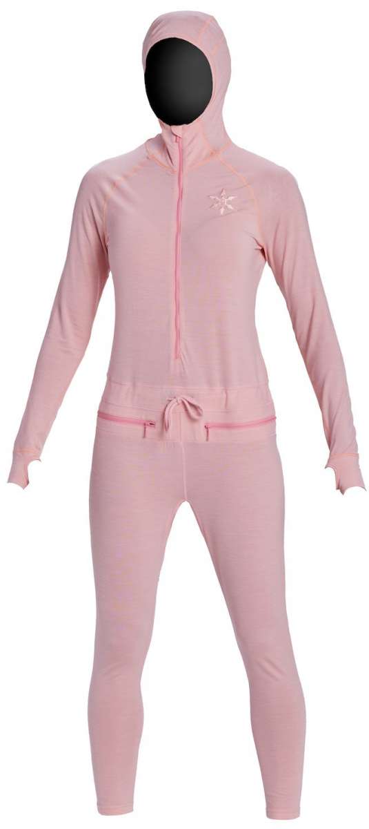 Airblaster Women's Merino Ninja Suit 2024 - Premium Wool Base Layer for Skiing, Snowboarding & Winter Sports | Warm Thermal Underwear for Cold Weather Activities