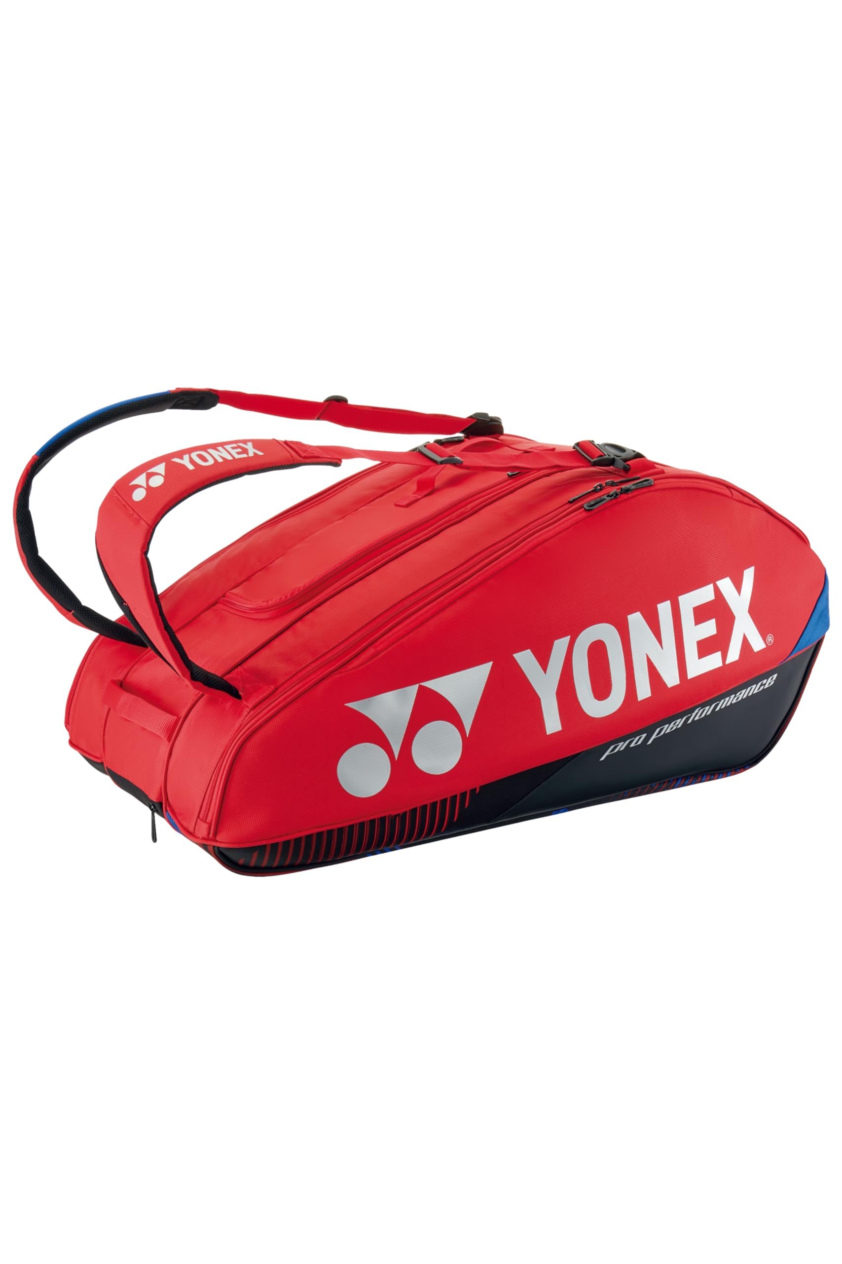 YONEX 9 Pack Tennis Bag (Scarlet Red) - Premium Tennis Gear for Players & Coaches - Perfect for Tournaments, Practice & Travel