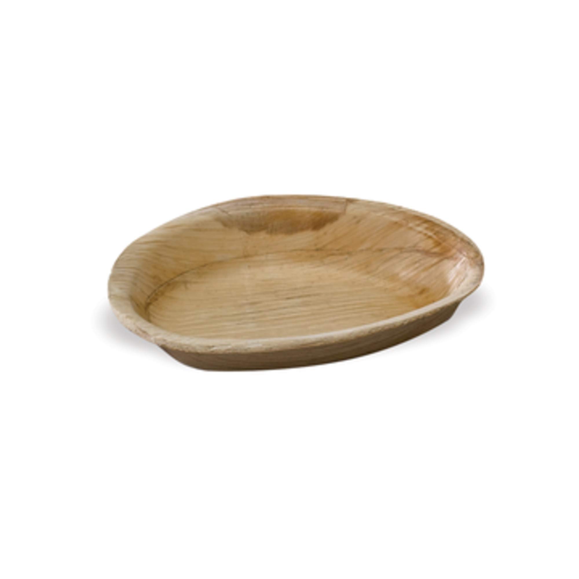 Eco-Friendly Oval Palm Leaf Disposable Plates - 100-Pack Biodegradable Egg-Shaped Dinnerware for Parties, Events & Picnics - Microwave Safe (3.5 x 2.4 x 0.6 Inches) - Sustainable Tableware for Weddings, BBQs & Outdoor Dining