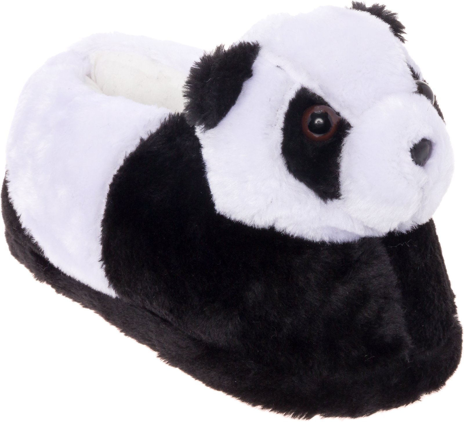 Silver Lilly Panda Bear Slippers - Soft Plush Animal House Shoes with Comfort Foam Support for Women & Kids | Cozy Indoor Slippers for Winter, Home, Lounge & Gift Giving