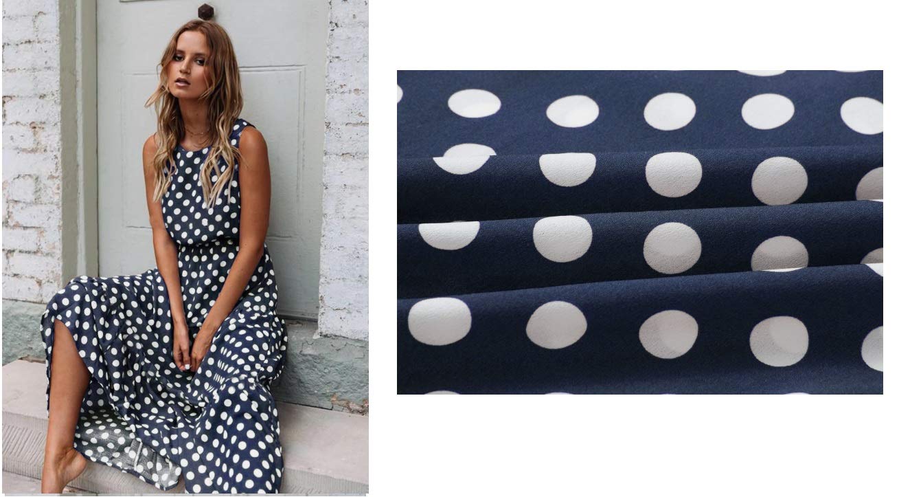 Elegant A-Line Boho Summer Dresses for Women Over 50 - Comfortable Flowy Maxi Dress for Beach, Vacation & Casual Outings