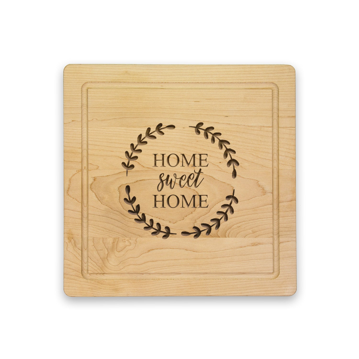 Premium Maple Wood Cheese Board 12x12 Inches - Elegant Charcuterie Serving Tray for Entertaining, Wine & Cheese Pairing, Holiday Gifts - Perfect for Parties, Weddings & Housewarming