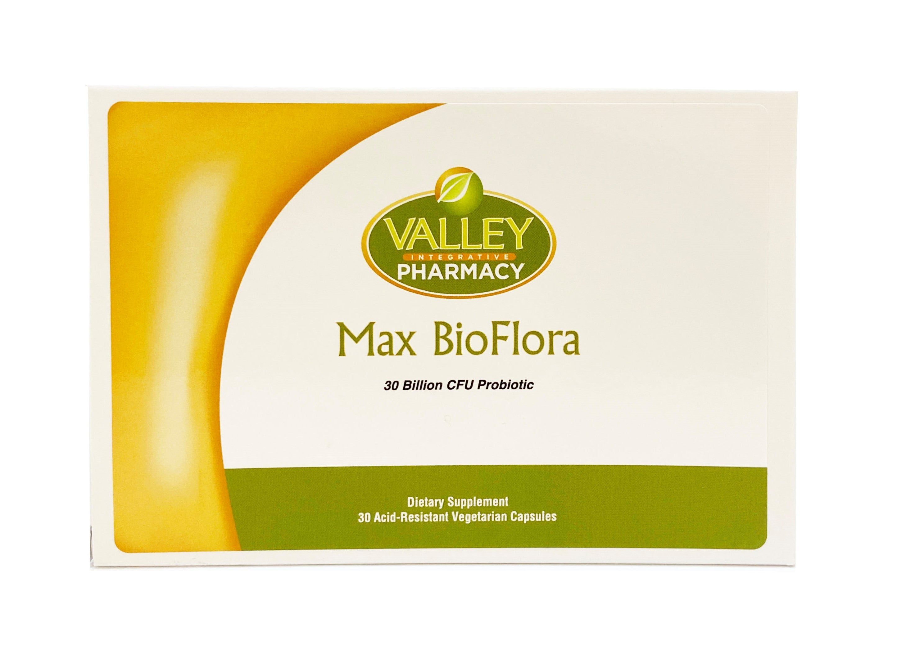 Max BioFlora Probiotic Supplement - 30 Billion CFU for Gut Health & Digestion - Supports Immune System & Daily Wellness - Ideal for Travel, Stress Relief & Post-Antibiotic Recovery