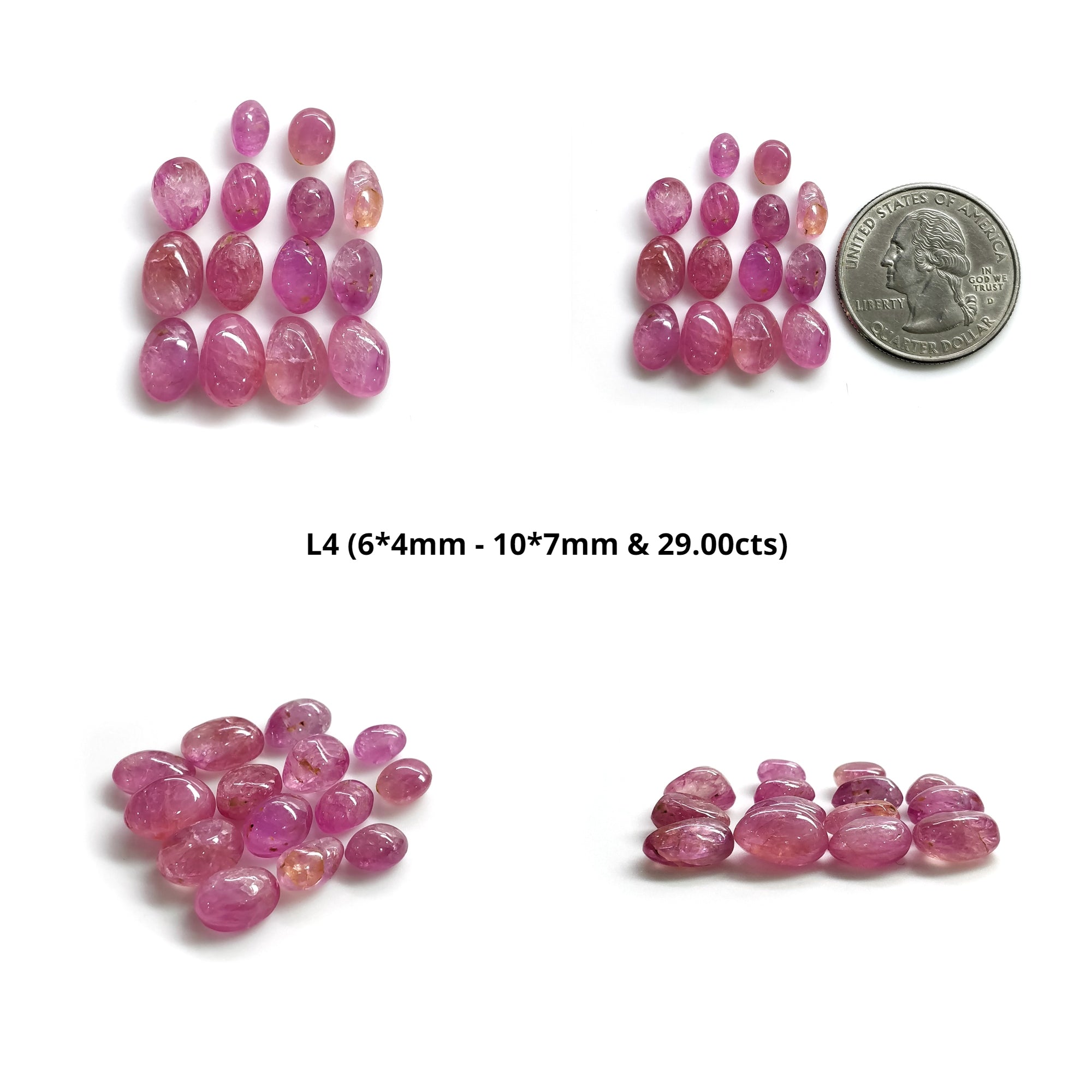 Natural Untreated Burmese Ruby Gemstone Cabochon - Unheated Uneven Shape Tumbled Stones for Jewelry Making, Healing Crystals & Spiritual Gifts