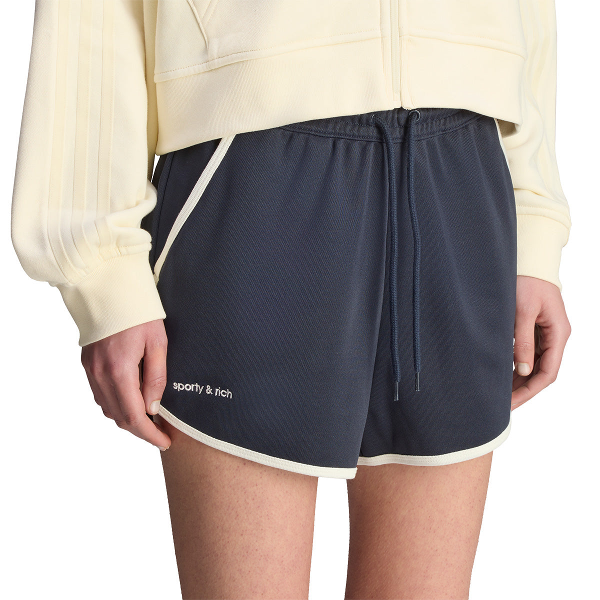 Sporty & Rich Night Navy Athletic Shorts - Comfortable & Stylish Workout Shorts for Running, Gym & Casual Wear