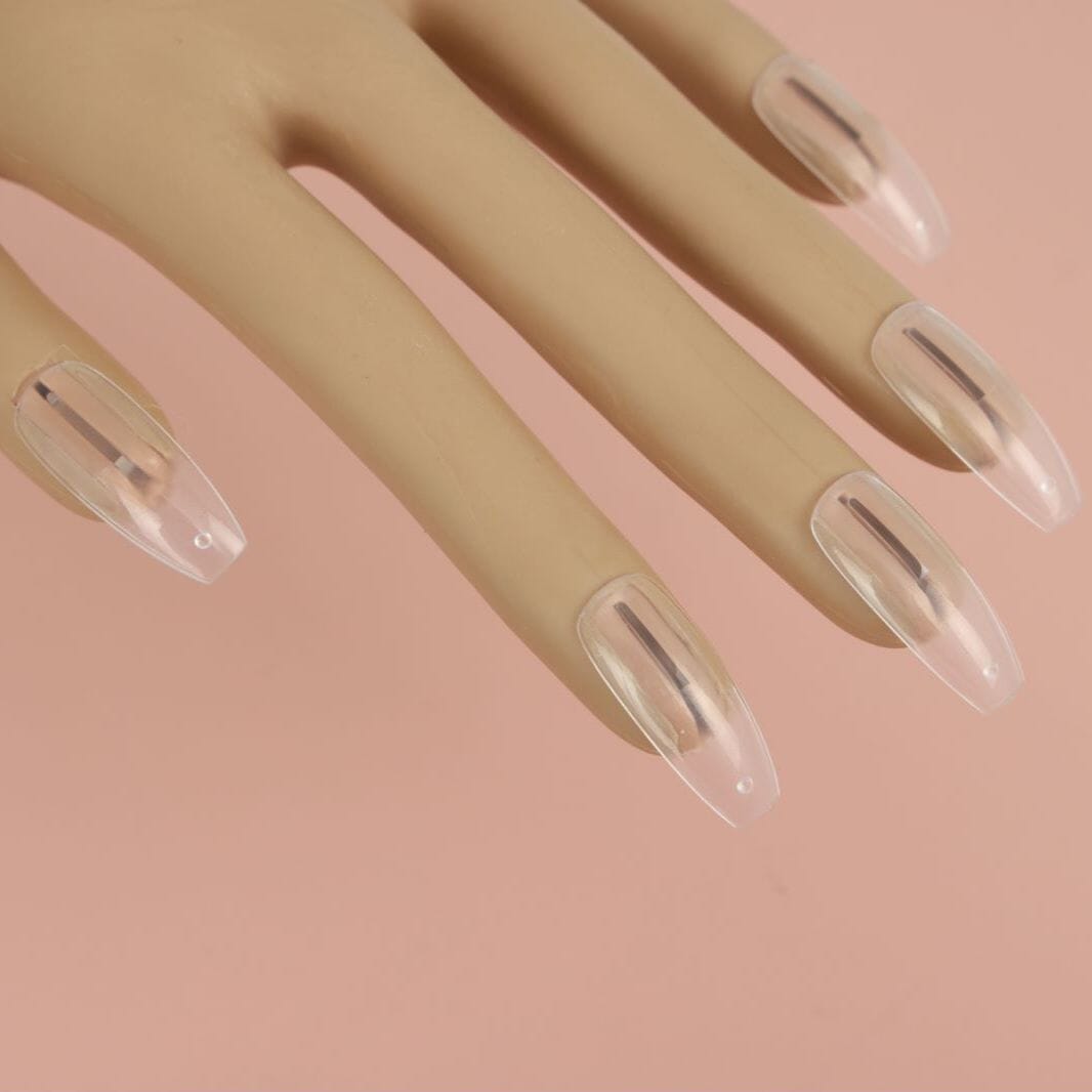 Professional Nail Training Practice Hand Model - Artificial Manicure Training Hand for Beginners & Students - Perfect for Nail Art, Acrylic, Gel Polish Practice at Home or Salon