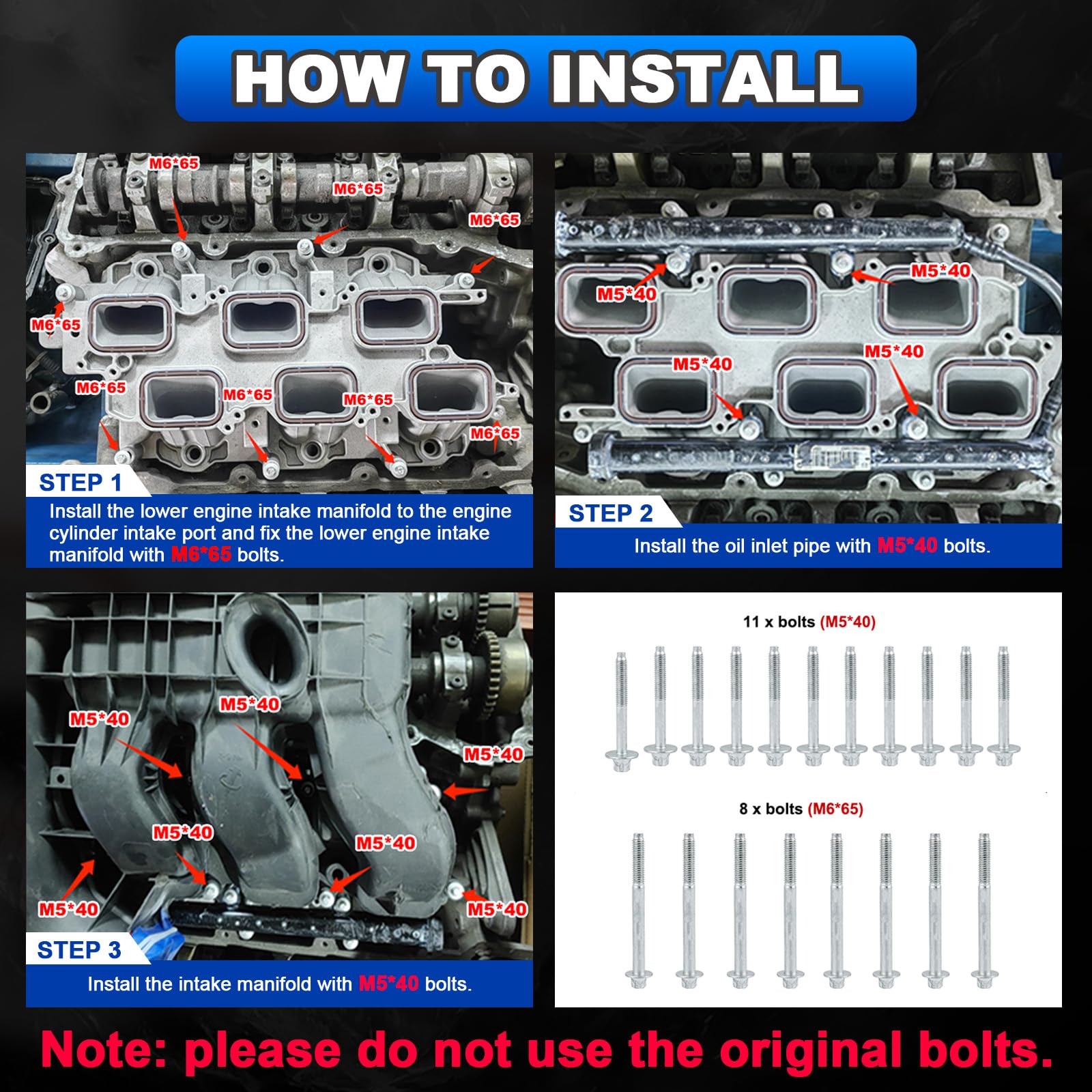 Upgraded Full Aluminum Engine Lower Intake Manifold with Gasket & Bolts - Compatible with Jeep Dodge Chrysler Ram 3.6L V6 (Cherokee, Wrangler, Journey, Grand Caravan, Durango, Charger, Challenger, ProMaster) - High Performance Replacement Part for Improved Engine Efficiency & Durability