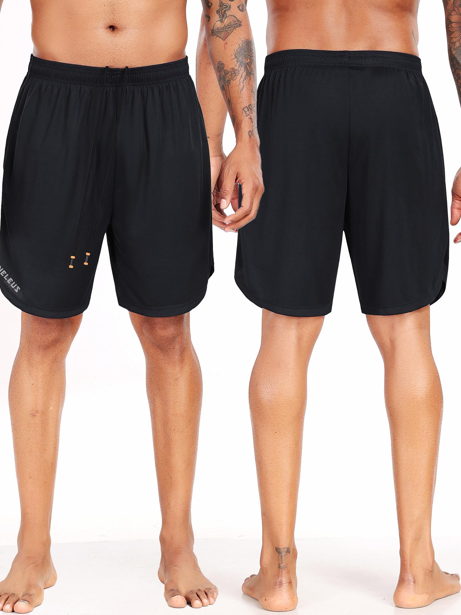 NELEUS 2-in-1 Men's Athletic Running Shorts with Pockets - 9