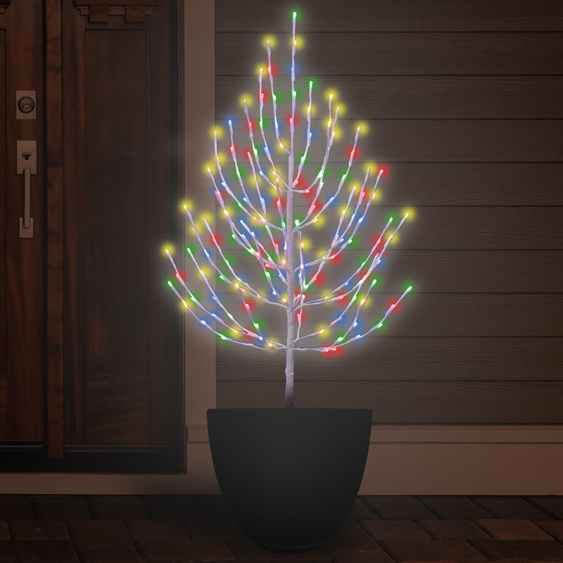 (Multi) 3 ft. Twig Tree with 160 Multi-Colored Lights