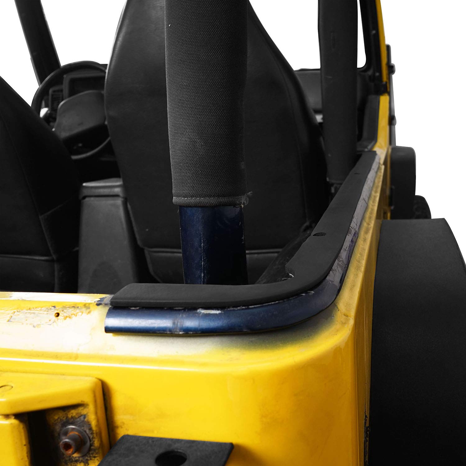 Hooke Road Wrangler Hardtop Seal Strip Kit for Jeep Wrangler TJ 1997-2006 - 3-Piece Weatherproofing Set to Reduce Wind Noise, Prevent Water Leaks & Stop Roof Rattling - Perfect for Off-Roading & Daily Commuting