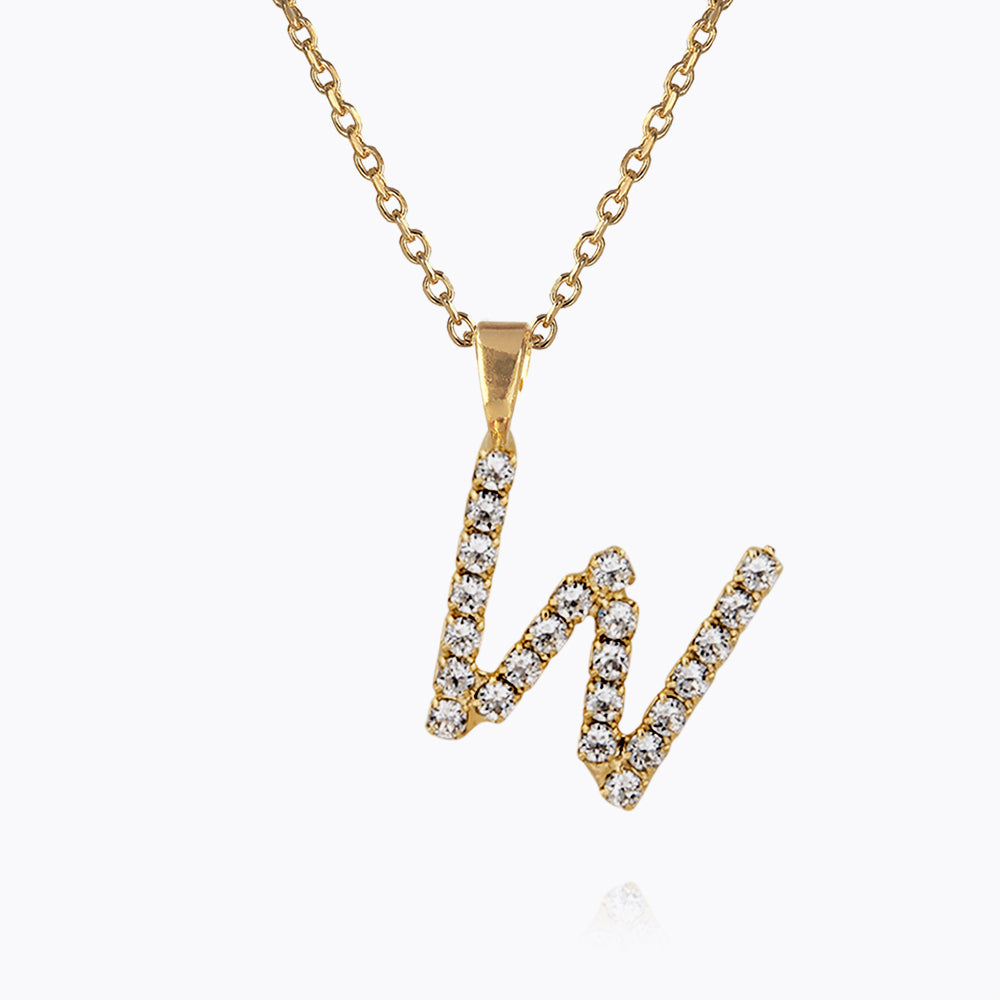 Personalized Mini Letter Necklace with Crystal Charm - Custom Initial Pendant for Women - Perfect Gift for Birthday, Anniversary & Valentine's Day - Elegant Jewelry for Everyday Wear & Special Occasions