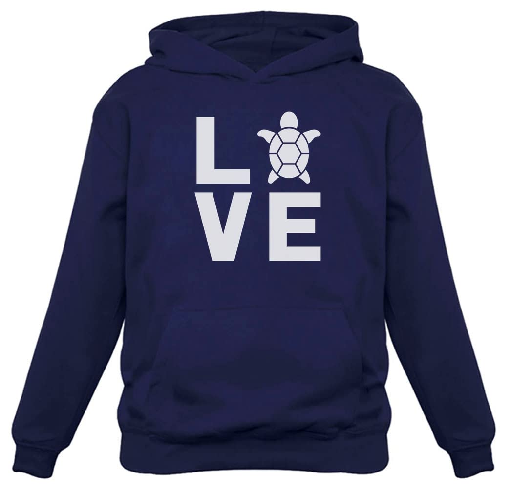 Cute Turtle Print Hoodie for Animal Lovers - Teens & Casual Wear