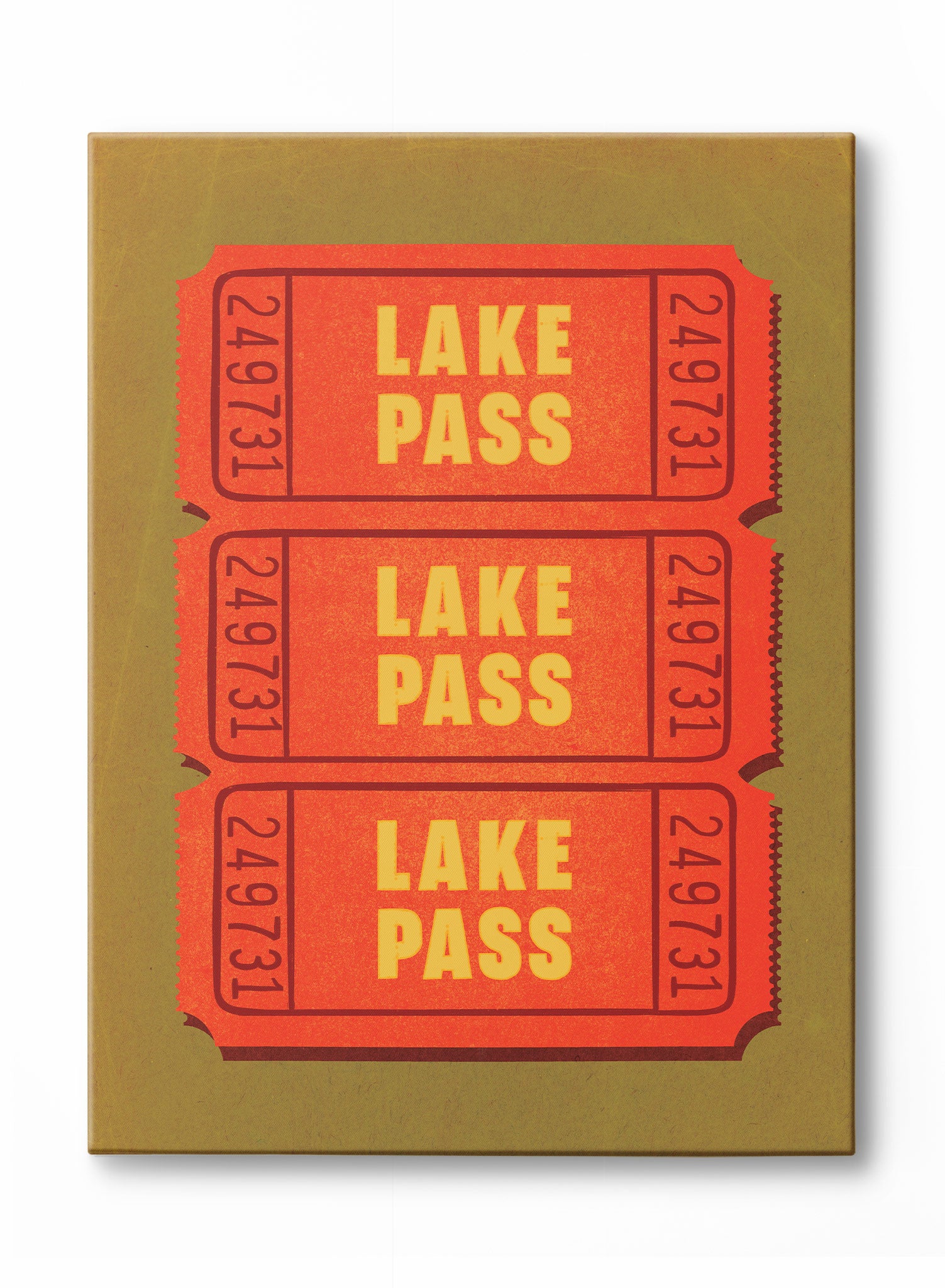 Just the Ticket Canvas Wall Art - Vintage Style Home Decor for Living Room, Bedroom & Office - Perfect Gift for Movie Lovers & Film Enthusiasts
