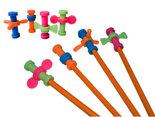 8-Piece Munchables Spinner Pencil Topper Fidget Toys Set - 24 Toolbox-Themed Sensory Toys for Kids | Perfect for Classroom, ADHD Relief & Stress Relief