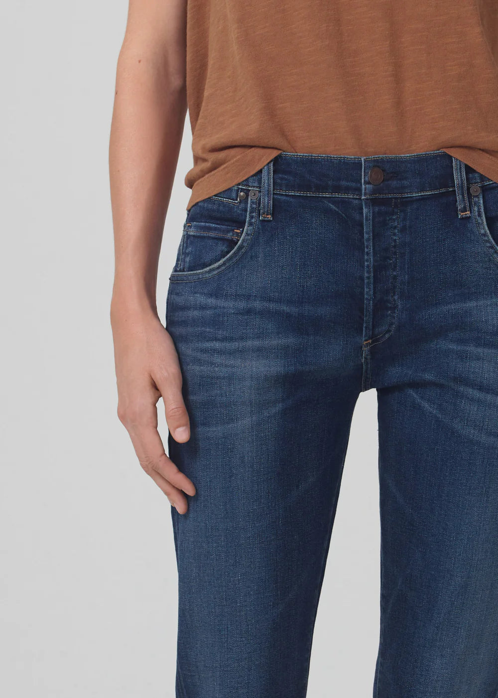 Emerson Mid Rise Relaxed Fit Jeans for Women - Blue Ridge Wash - Comfortable Casual Denim Pants for Everyday Wear, Work & Weekend Outings