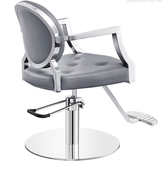 Regent Salon Chair - Professional Hydraulic Barber Styling Chair with Adjustable Height & Swivel Base for Hair Salons, Barbershops & Home Use