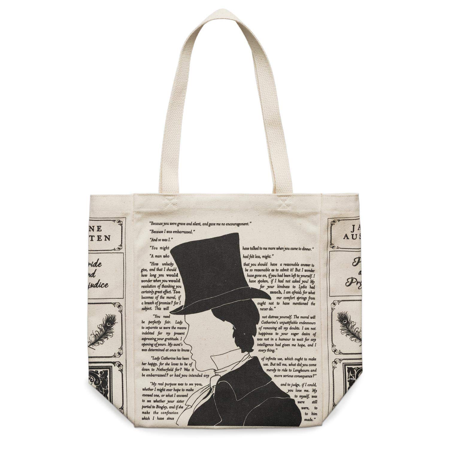 Pride and Prejudice Tote Bag - Classic Jane Austen Book Lover Gift - Perfect for Book Club, Library & Literary Enthusiasts