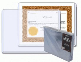 BCW Stock Certificate Toploader Holder - Acid-Free, Archival Safe for Collectibles, Trading Cards & Documents | Perfect for Storage, Display & Protection
