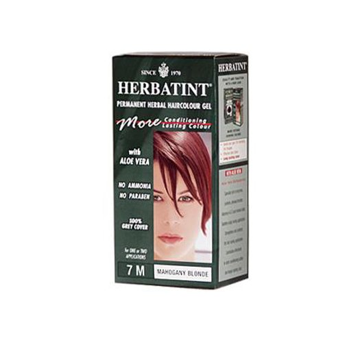 Herbatint Permanent Herbal Hair Color Gel 7M Mahogany Blonde - 135ml | Ammonia-Free, Vegan & Cruelty-Free | Natural Gray Coverage for Home Use