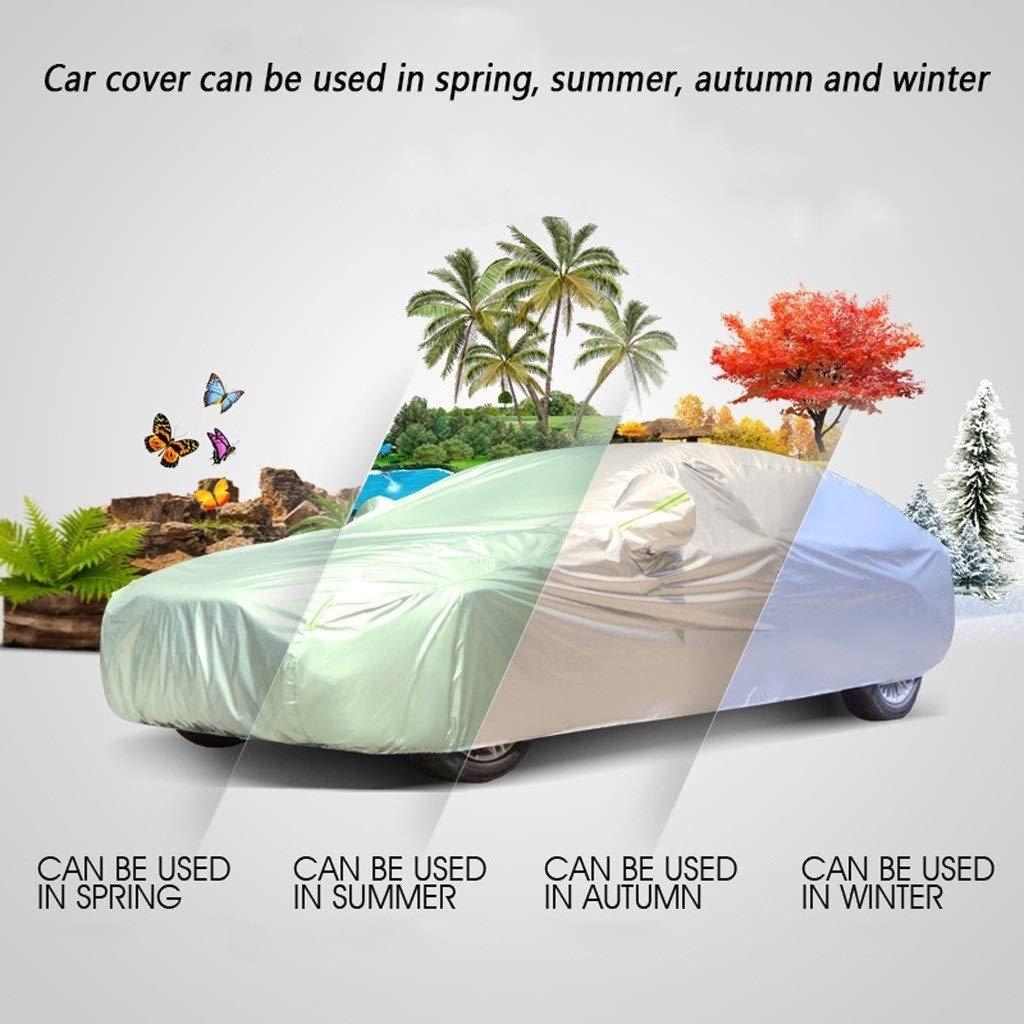 BMW 330i Sedan Car Cover - Waterproof, Windproof & Dustproof All-Weather Protection - Breathable Indoor/Outdoor Full Exterior Cover - Scratch Resistant Car Cloth - Perfect for Garage, Parking & Travel Protection