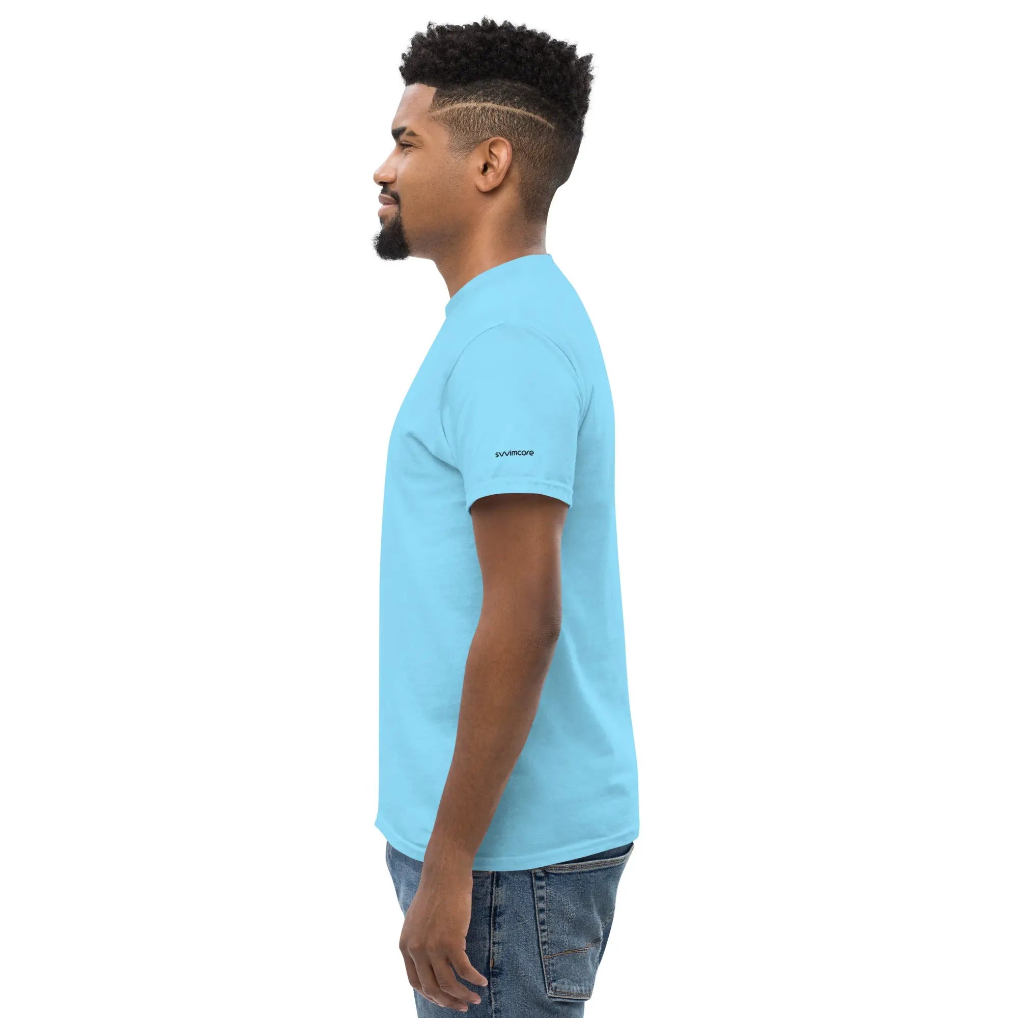 Designer Mountain Swimmer Graphic T-Shirt - Unisex Casual Tee for Men & Women | Perfect for Outdoor Adventures, Beach Trips, and Streetwear Fashion
