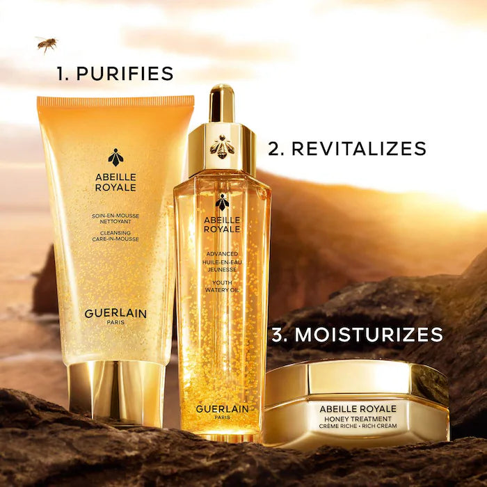 Guerlain Abeille Royale Facial Cleanser - Gentle Honey Skincare for Radiant & Hydrated Skin | Perfect for Daily Cleansing & Makeup Removal