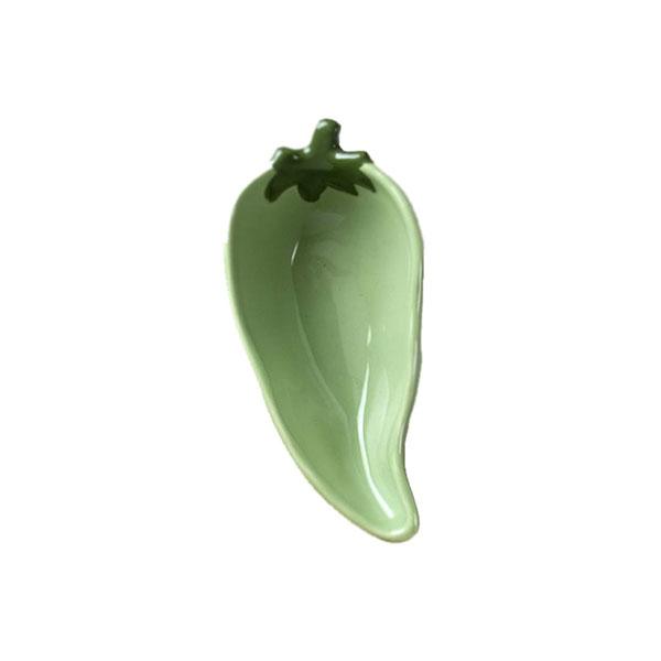 4-Piece Dipping Dish Bowl Set with Chile Peppers Design - Perfect for Salsa, Guacamole, and Party Snacks - Green Ceramic Appetizer Bowls for Entertaining