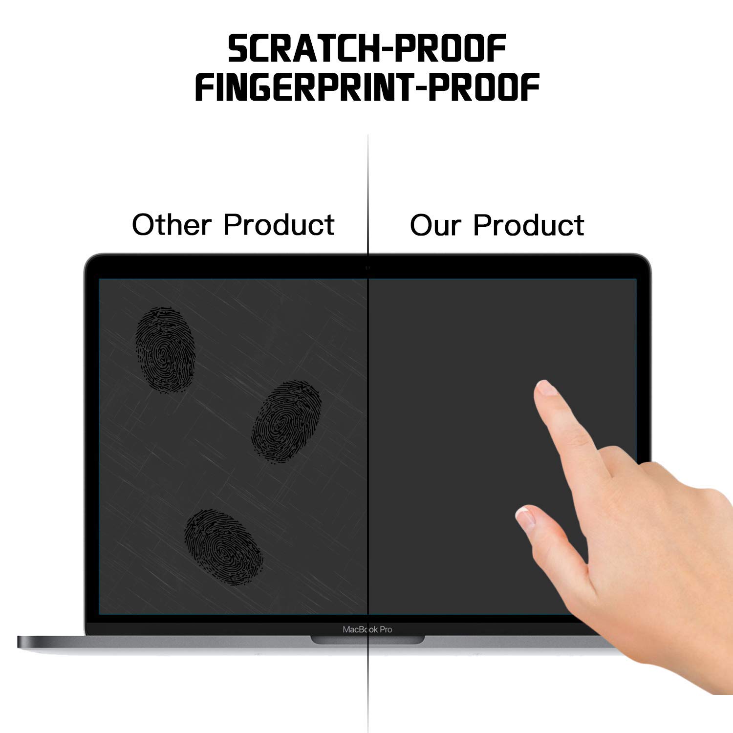 ZeroDamage Tempered Glass Screen Protector for MacBook Pro 15