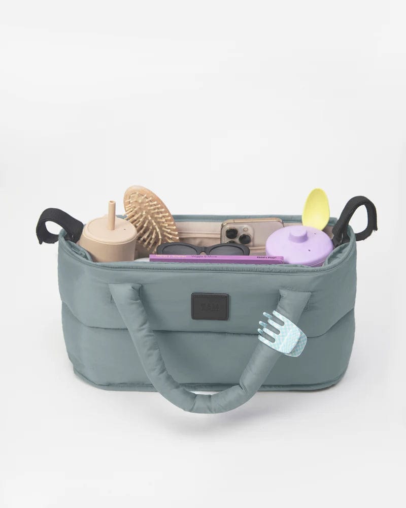 7AM Stroller Organizer with Multiple Pockets - Benji Baby Stroller Accessories for Diapers, Bottles & Essentials - Perfect for Shopping, Travel & Daily Walks with Your Baby