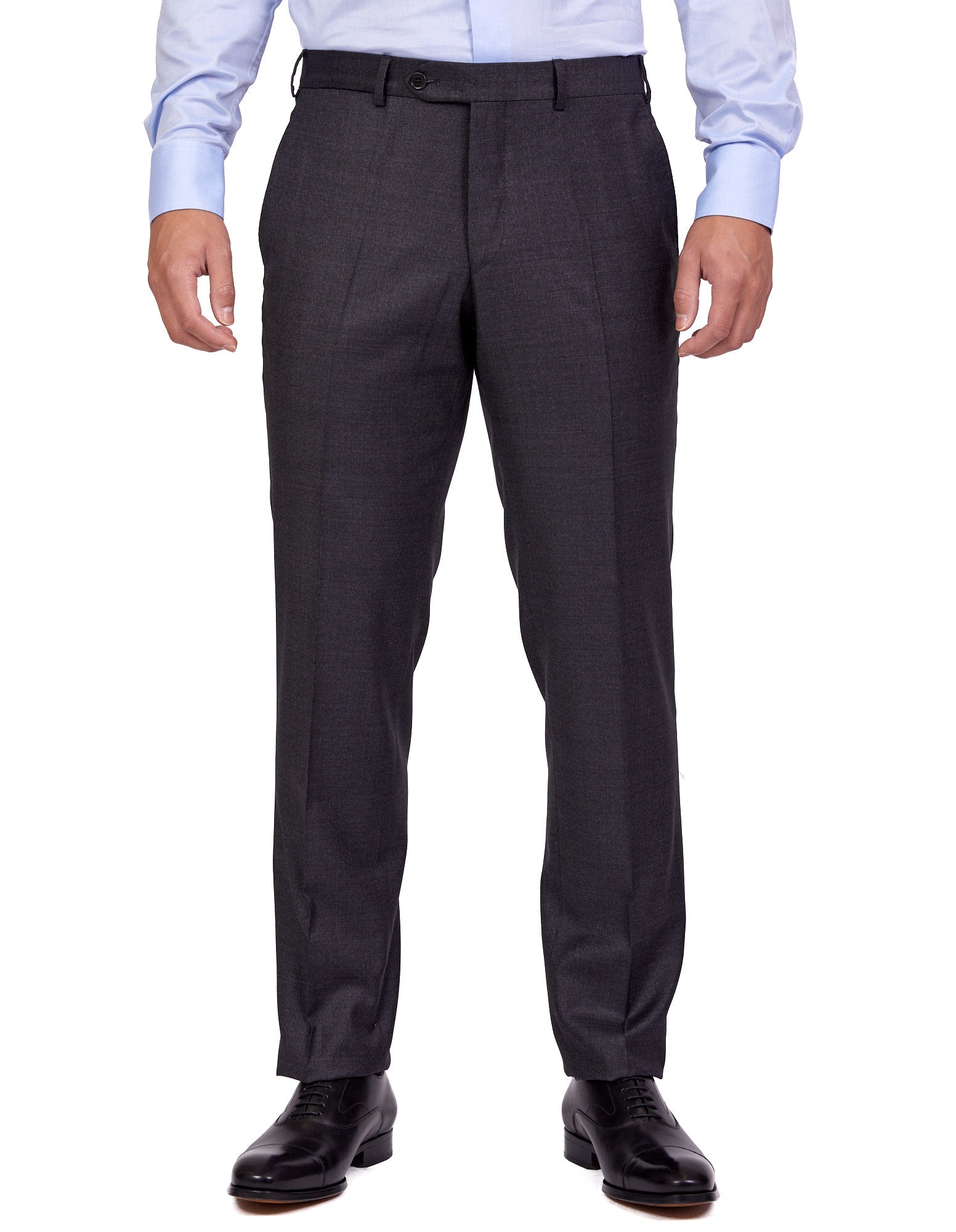 Henry Sartorial Chilton Wool Suit - Charcoal Gray Men's Business Professional Attire | Perfect for Office Meetings, Weddings & Formal Events