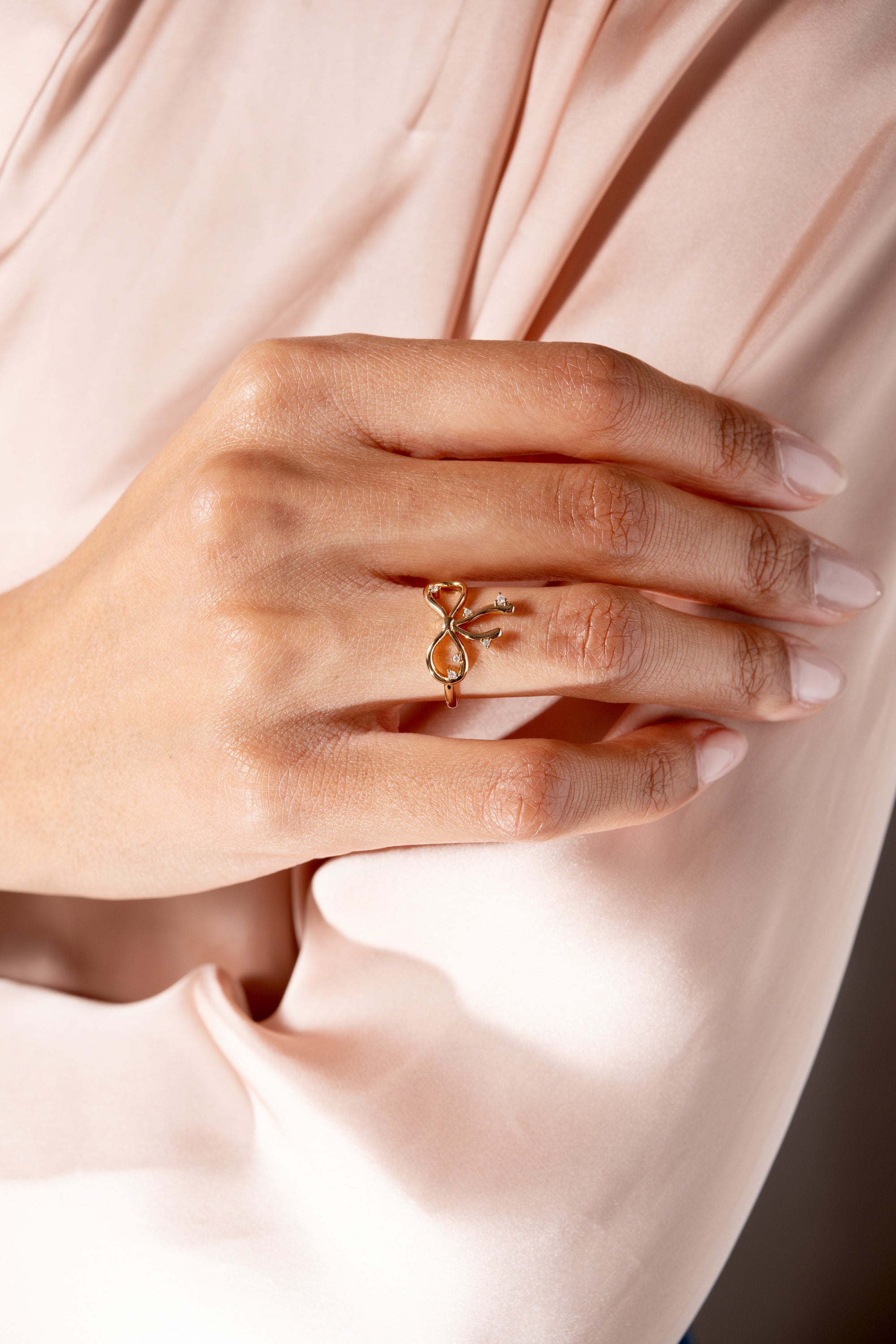 Elegant Coquette Bow Ring for Women - Dainty Gold or Silver Jewelry Gift for Her - Perfect for Valentine's Day, Anniversary & Romantic Occasions