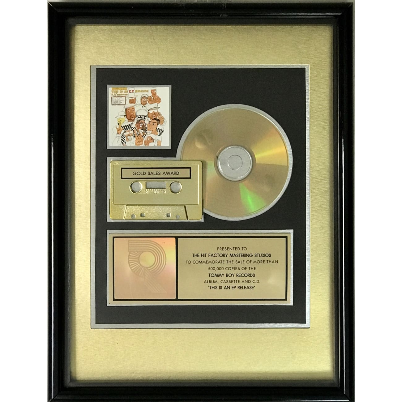 Digital Underground - This Is An EP Release RIAA Gold Album Award | Classic Hip Hop Music | Perfect for Collectors & Music Enthusiasts