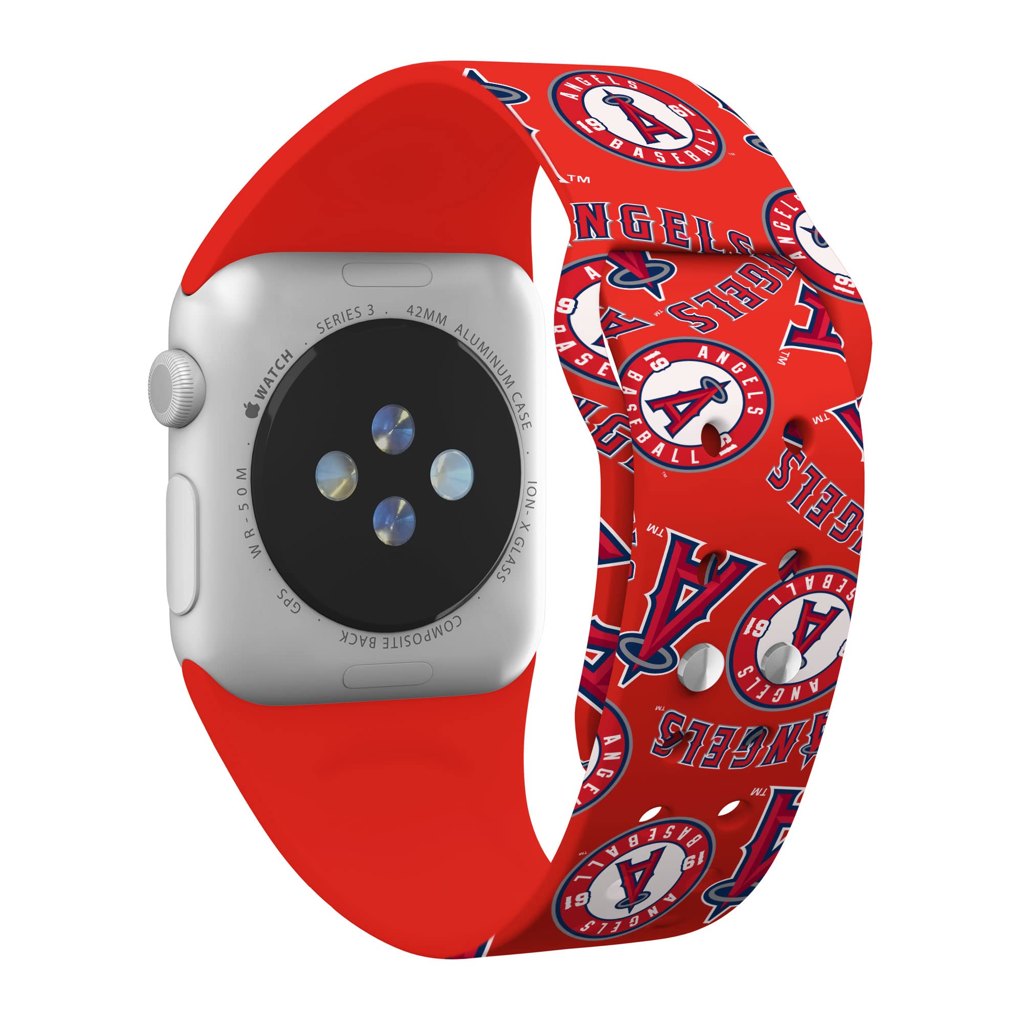 Los Angeles Angels HD Game Time Watch Band for Apple Watch - Perfect for Sports Fans & Game Day Outfits