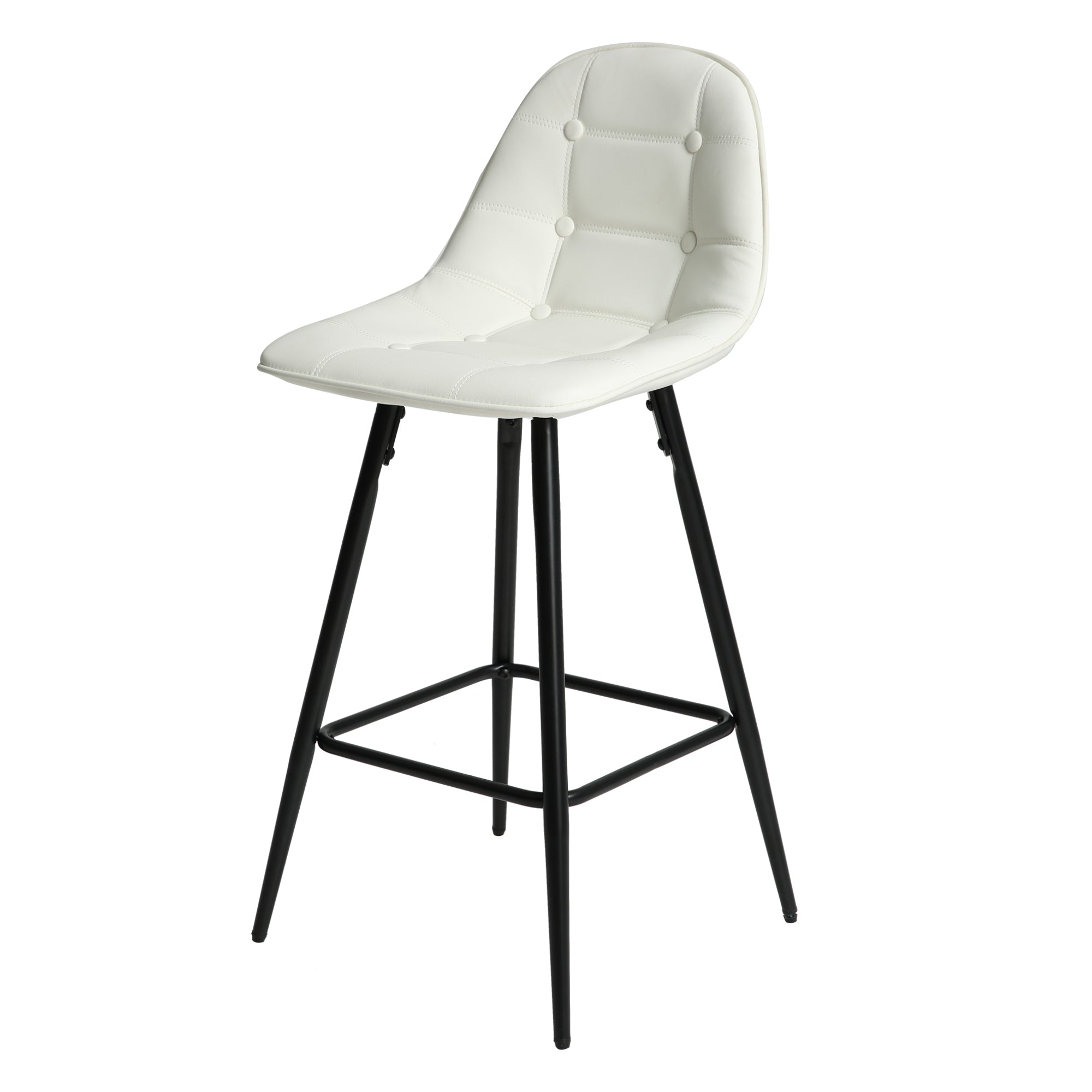 Modern Metal Counter Stools Set of 2 - 25.5