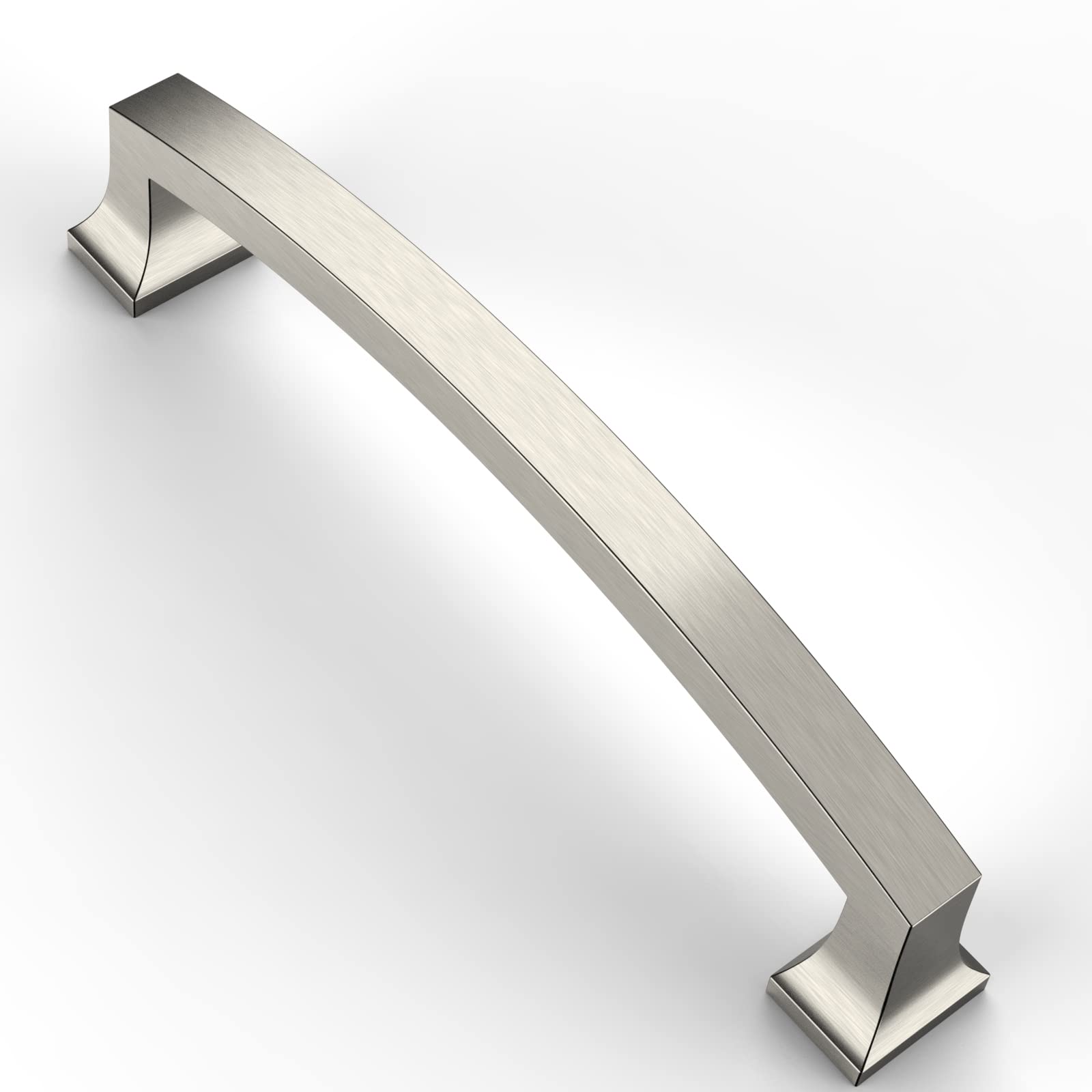 30 Pack 5 Inch (128mm) Brushed Satin Nickel Cabinet Handles - Kitchen Cabinet Pulls Hardware for Drawers & Cupboards | Durable & Stylish Upgrade for Home Kitchen & Bathroom Renovation