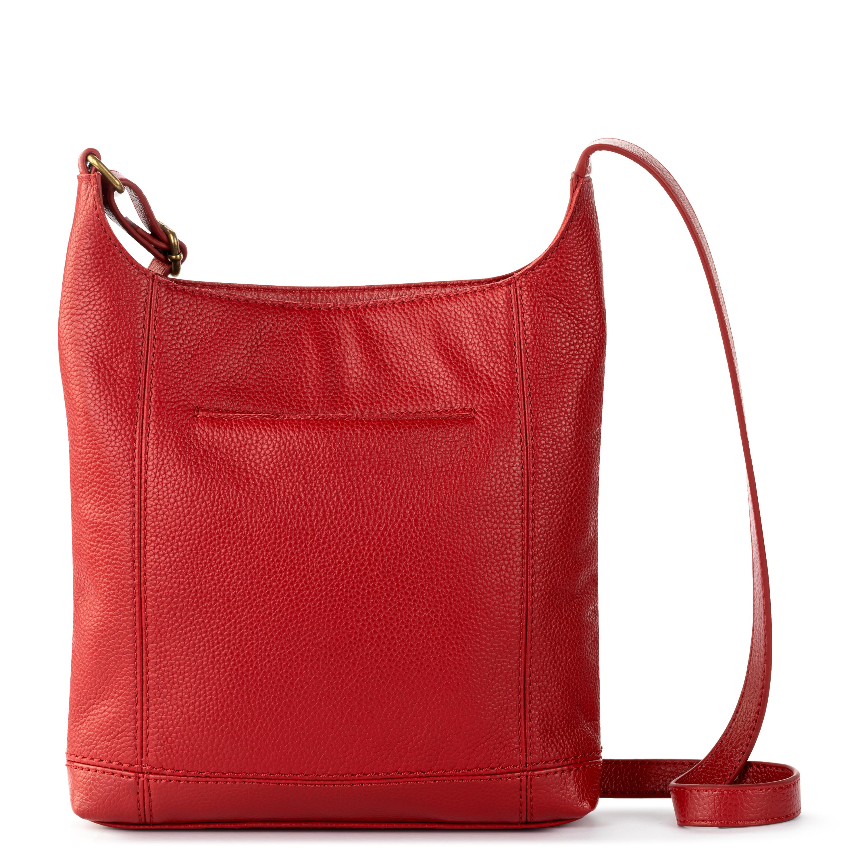 De Young Genuine Leather Crossbody Bag in Scarlet Red - Perfect for Daily Use, Travel, and Casual Outings